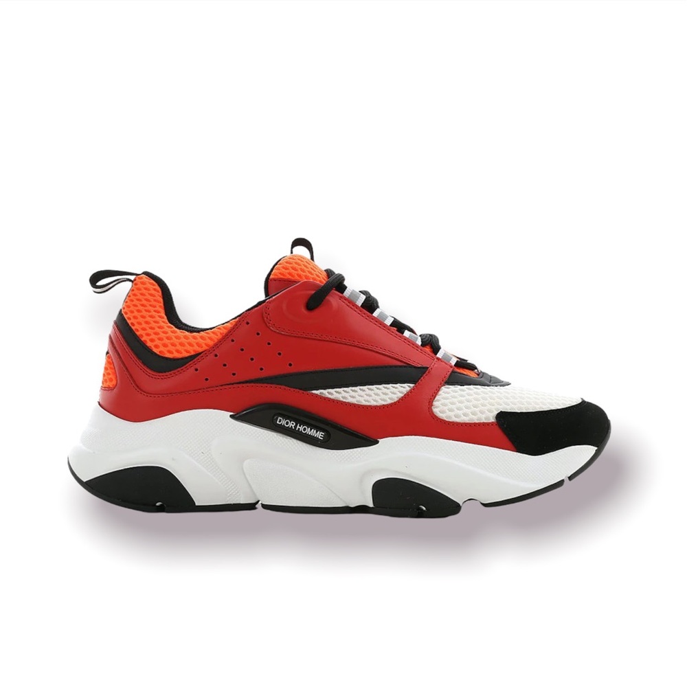 Dior Homme B22 orange red mens sneaker